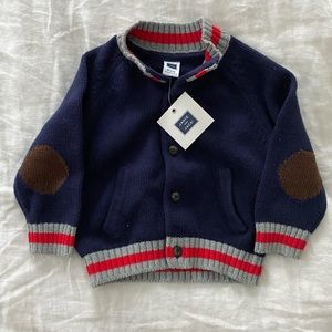BNWT Janie and Jack cotton sweater 6-12 months